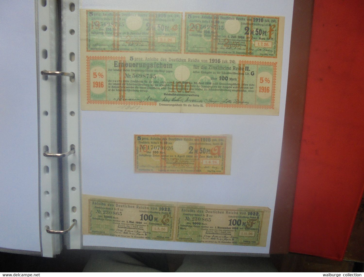DEUTSCHES REICH-3eme REICH BEAU LOT DE BILLETS+quelques Coupures De Presse En ALBUM (Lire Ci-bas) - Lots & Kiloware - Banknotes