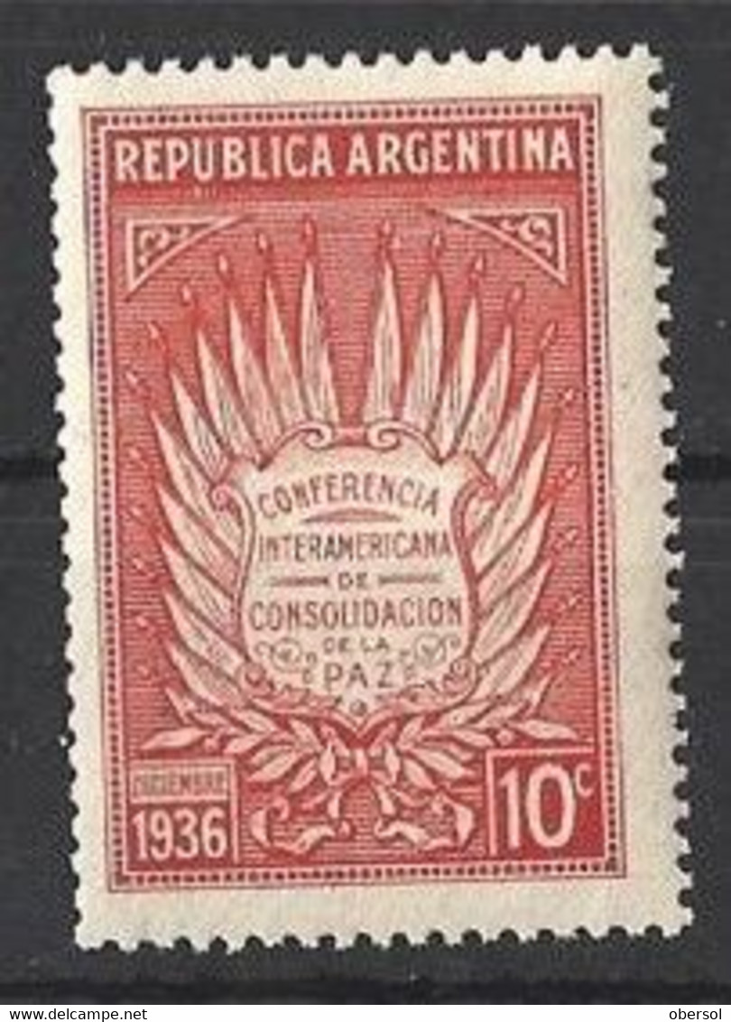 Argentina 1936 Inter-American Peacebuilding Conference MNH Stamp - Nuevos