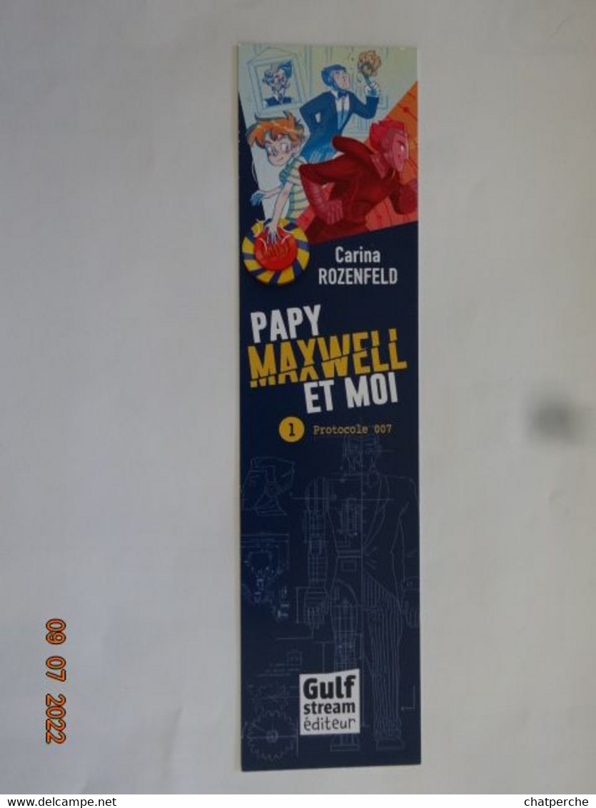 M-P MARQUE-PAGES SIGNET " PAPY MAXWELL ET MOI " GULF STREAM - Bookmarks
