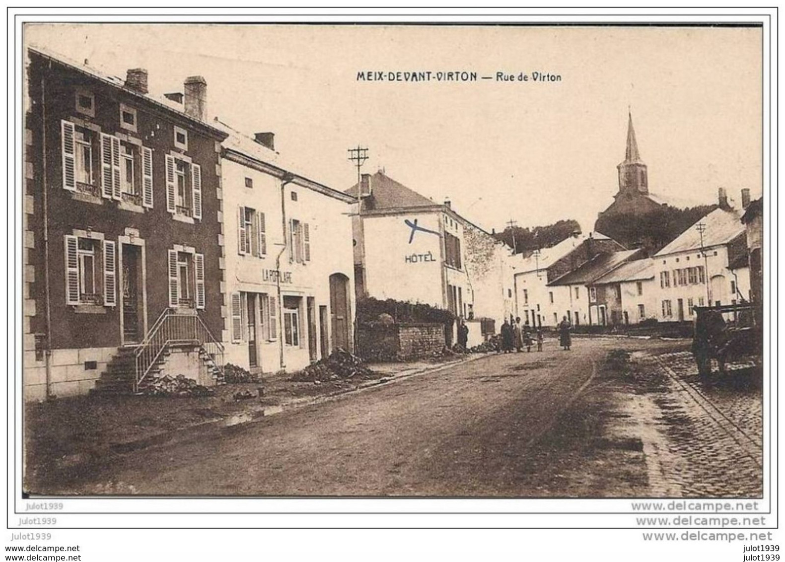 MEIX ..-- Rue De VIRTON . 1932 Vers BLICQUY ( Mr Mme Léon DEVEZON ) . Voir Verso . - Meix-devant-Virton