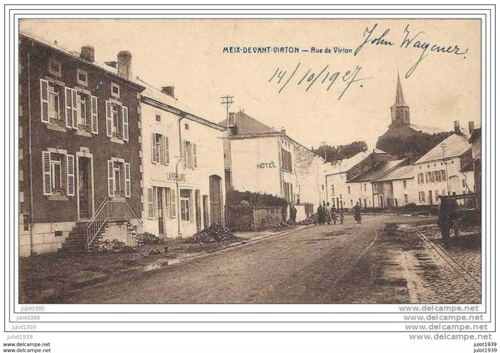 MEIX  ..-- Rue De VIRTON . 1927 Vers ANVERS ( Mr Maurice DE SCHEPPER ) . Voir Verso . - Meix-devant-Virton