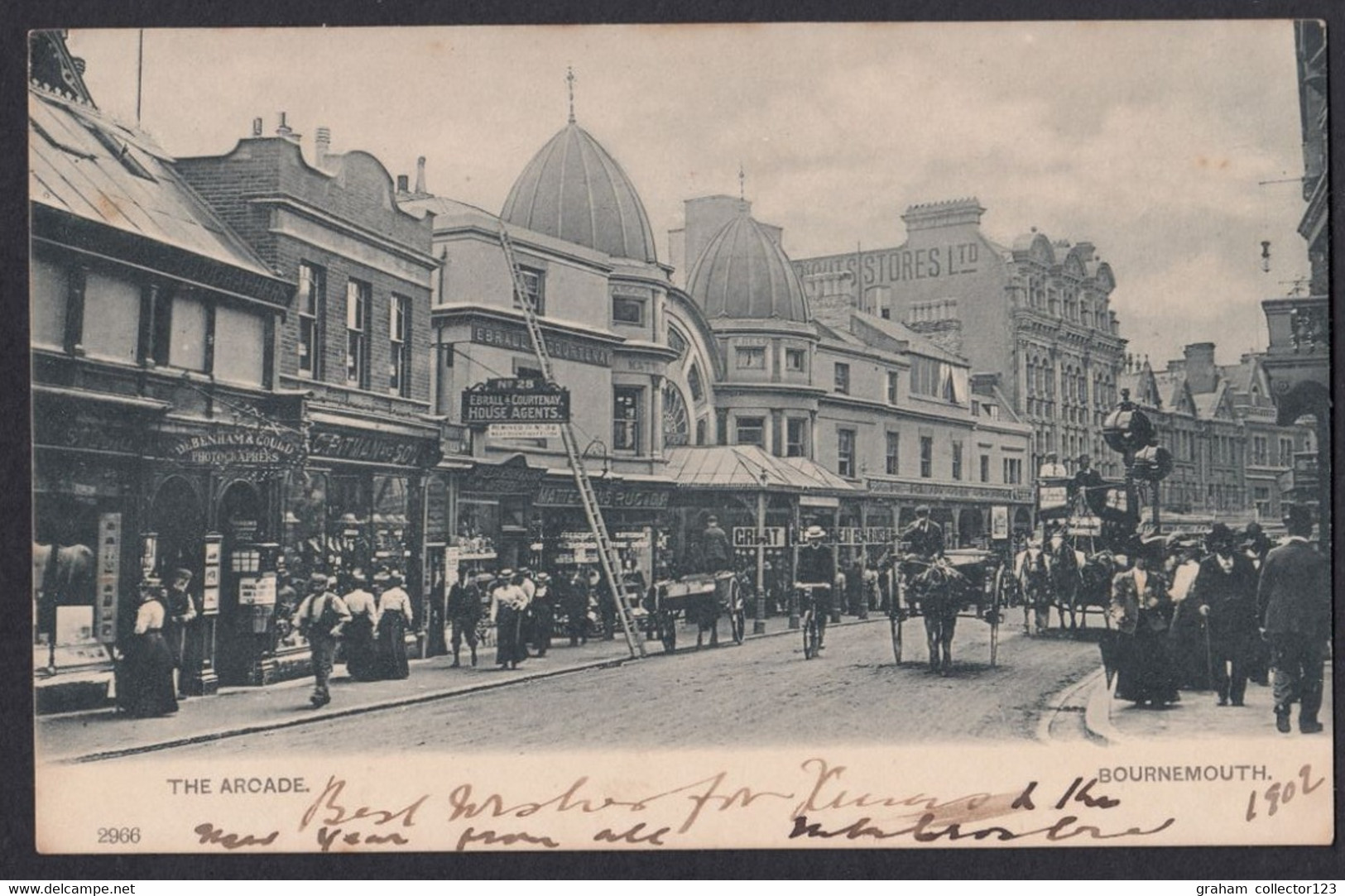 Vintage Postcard Postale Carte Postkarte The Arcade Bournemouth - Bournemouth (hasta 1972)