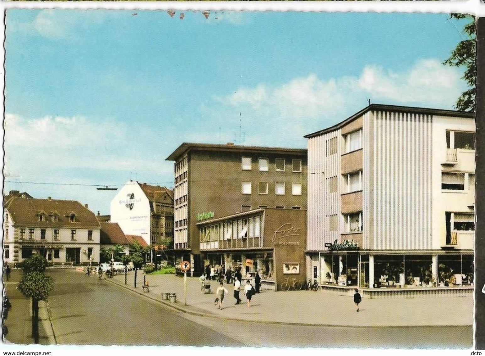 LÜNEN I. West. Münsterstrasse Ed. Krapohl, Envoi 1963, Cpsm GF - Lünen