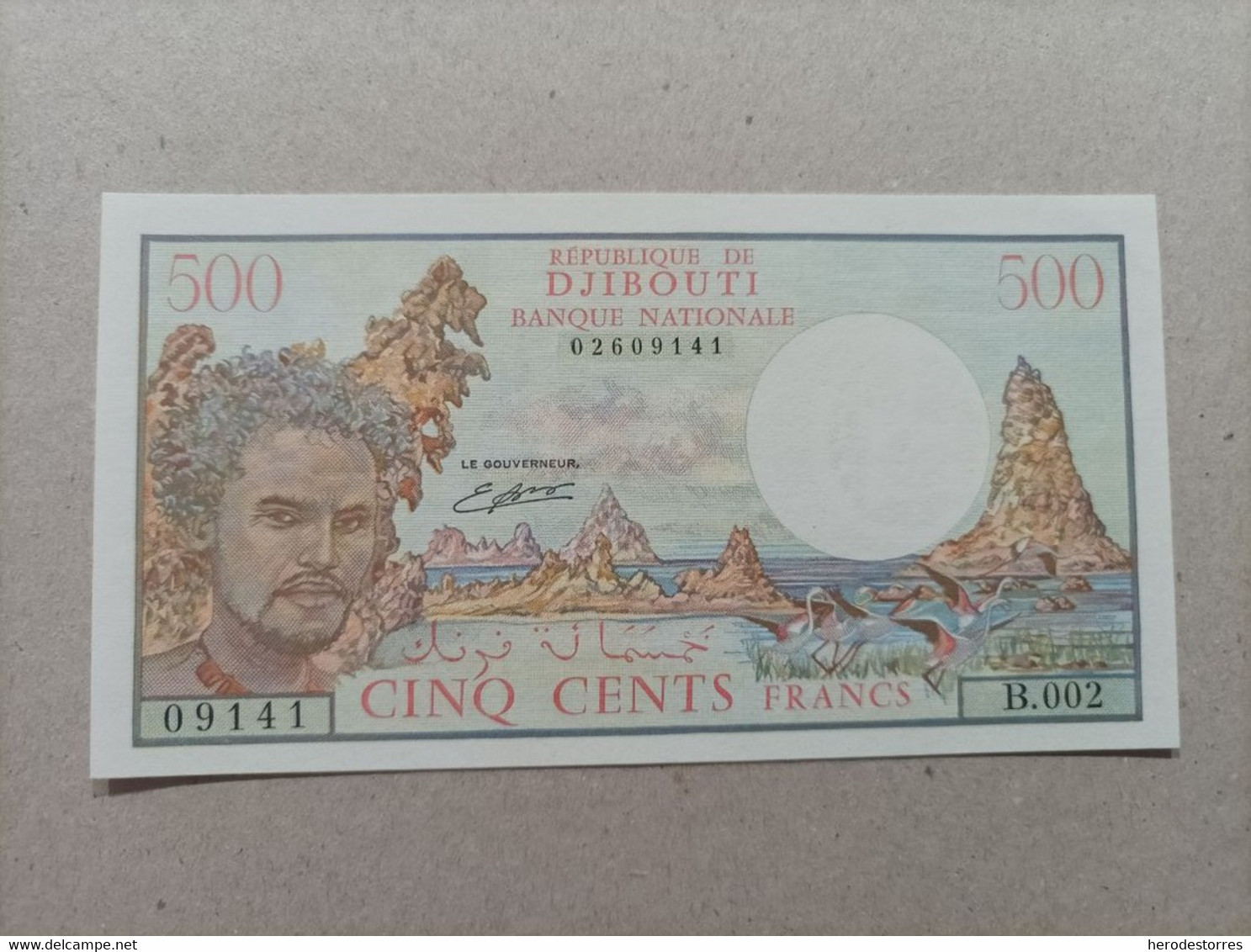 Billete De Djibouti De 500 Francos, Año 1988, UNC - Djibouti