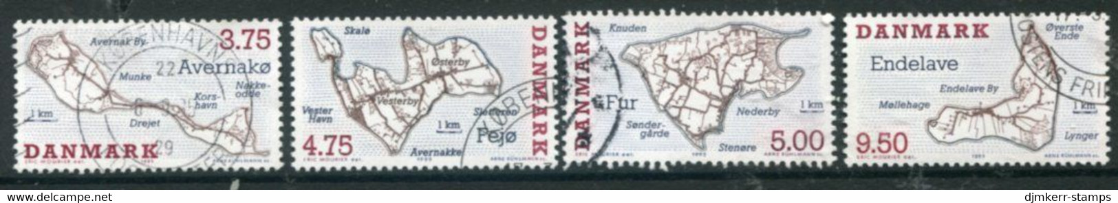 DENMARK 1995 Danish Islands  Used.  Michel 1096-99 - Gebraucht