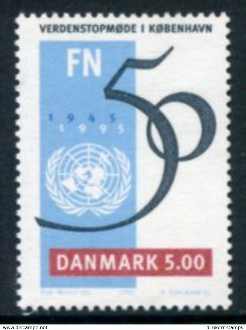 DENMARK 1995 UNO Anniversary  MNH / **.  Michel 1095 - Nuovi