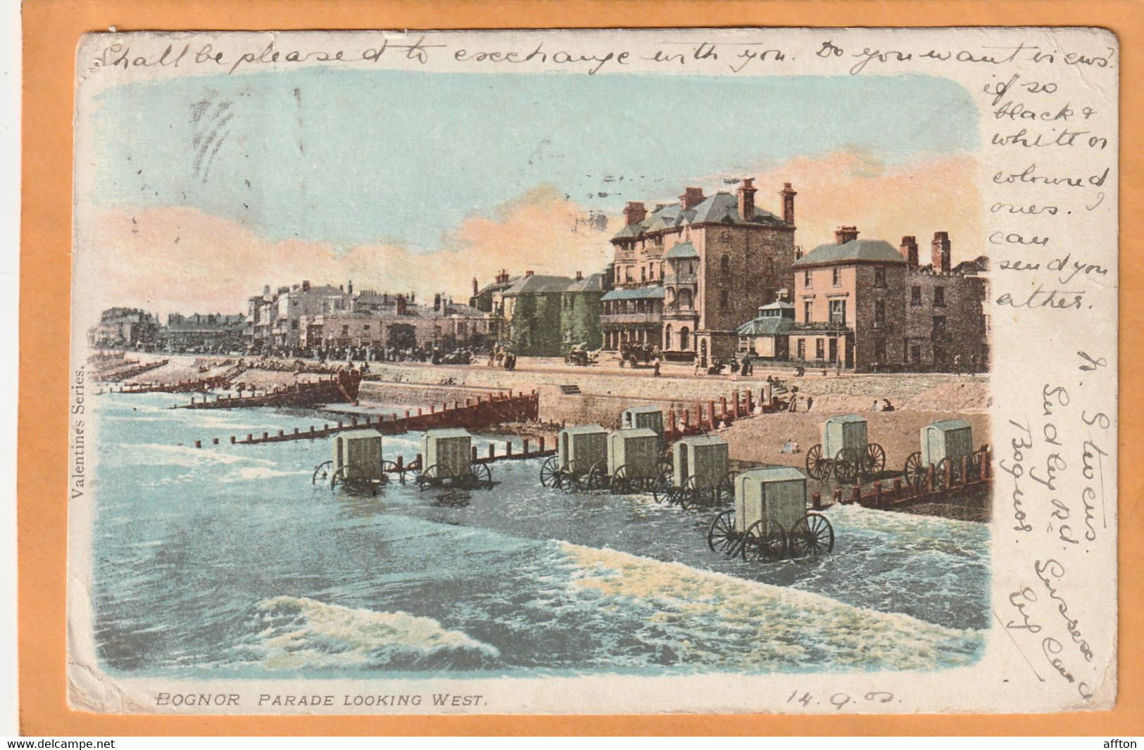 Bognor Regis UK 1902 Postcard - Bognor Regis