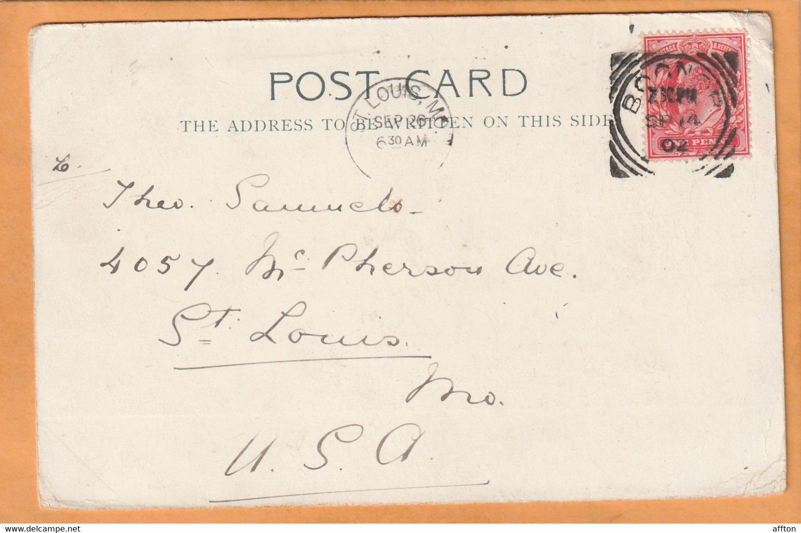 Bognor Regis UK 1902 Postcard - Bognor Regis