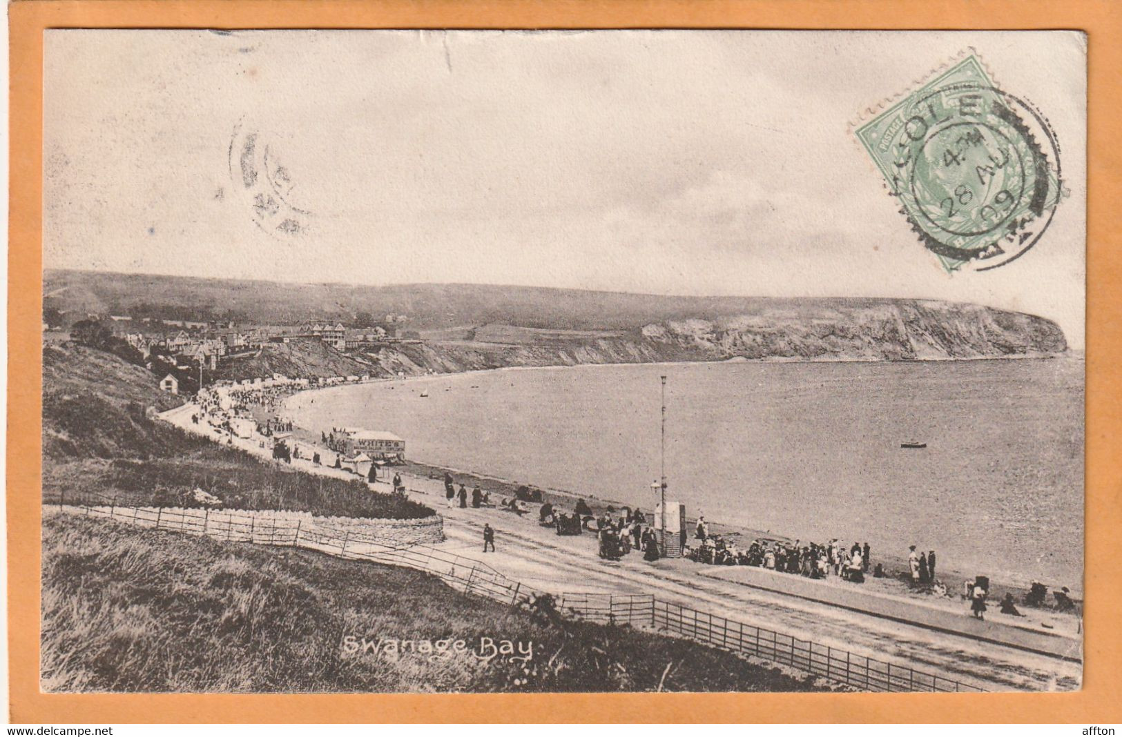 Swanage UK 1909 Postcard - Swanage