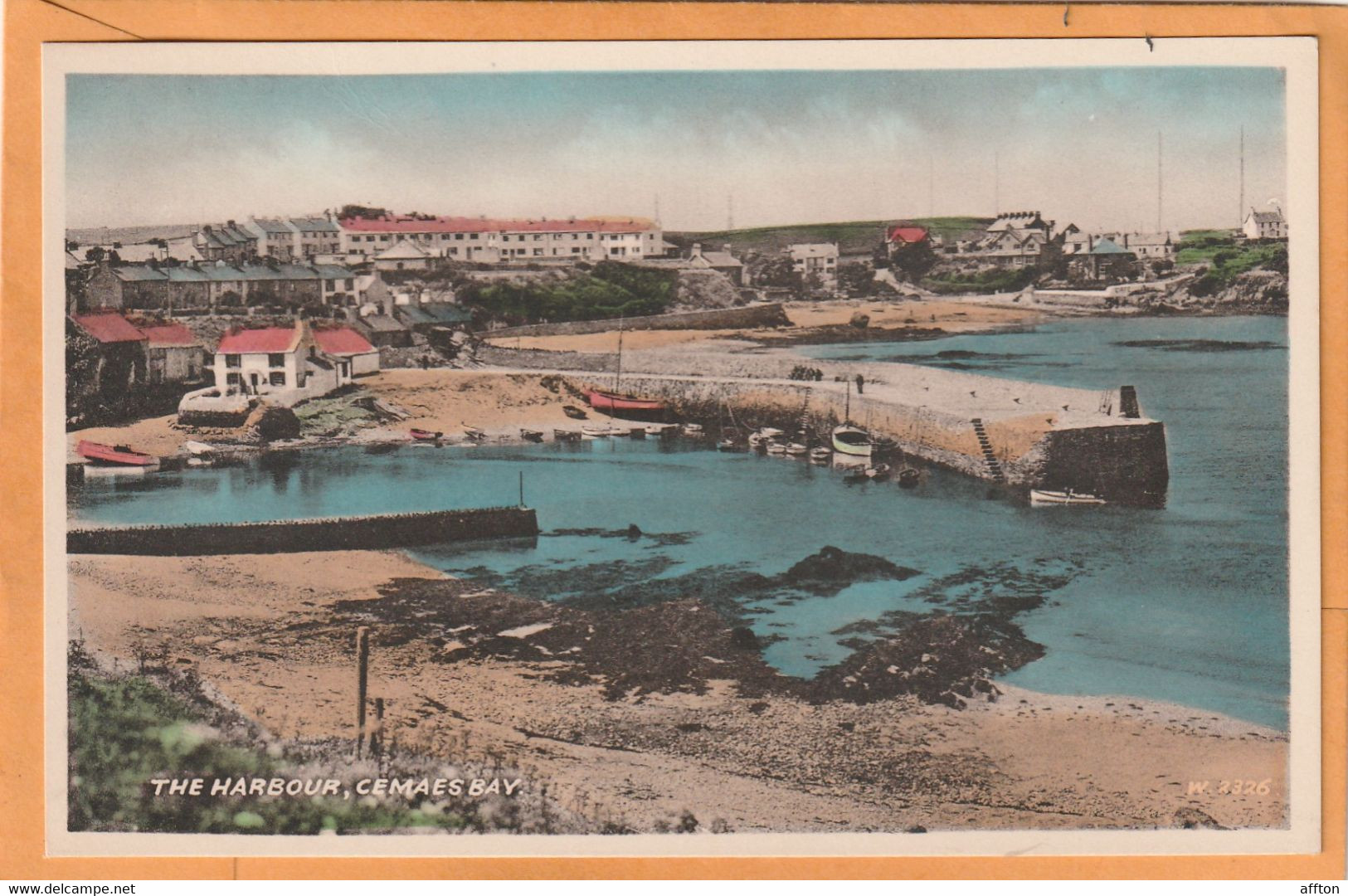 Cemaes Bay UK Old Postcard - Anglesey