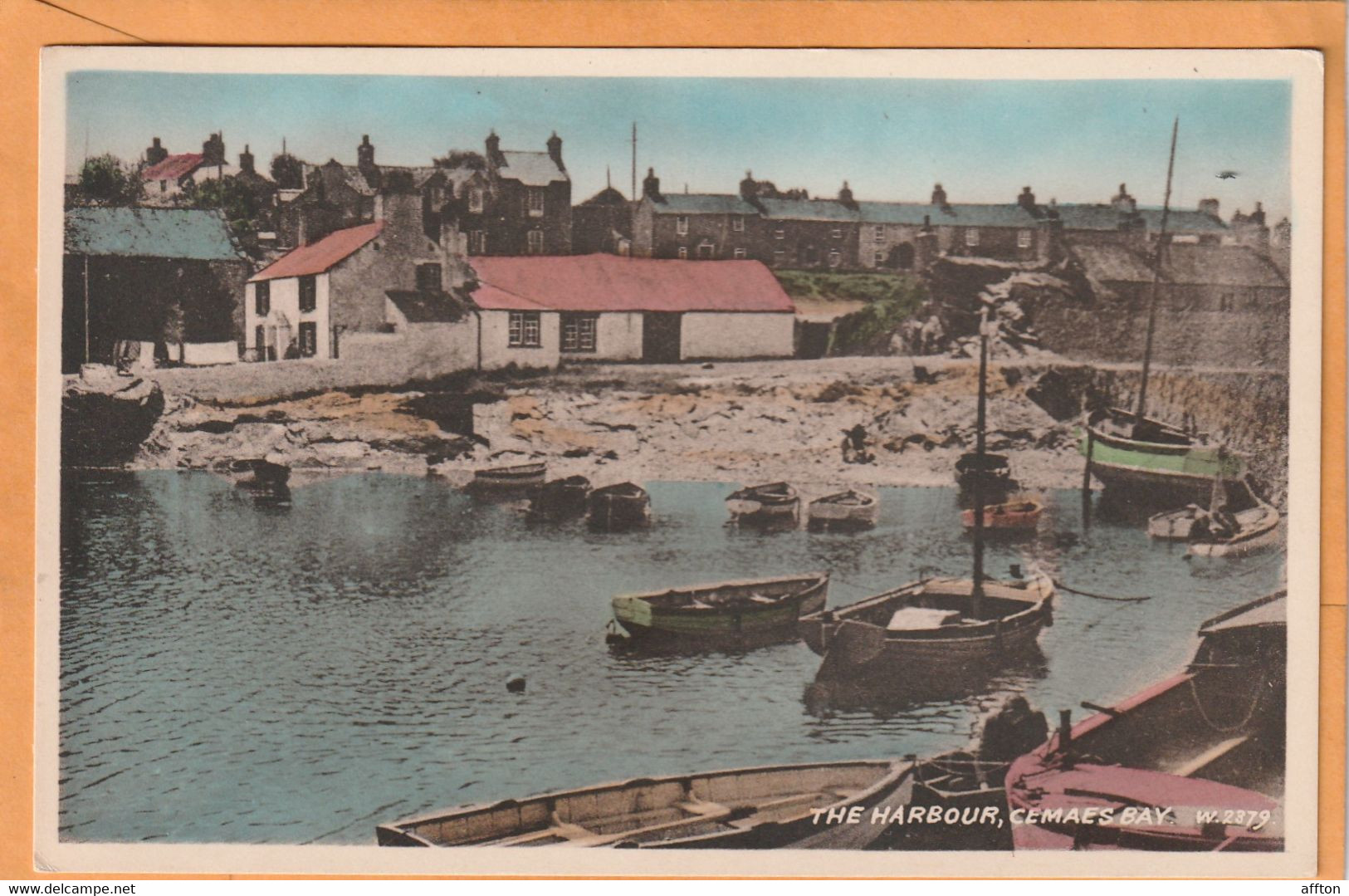 Cemaes Bay UK Old Postcard - Anglesey