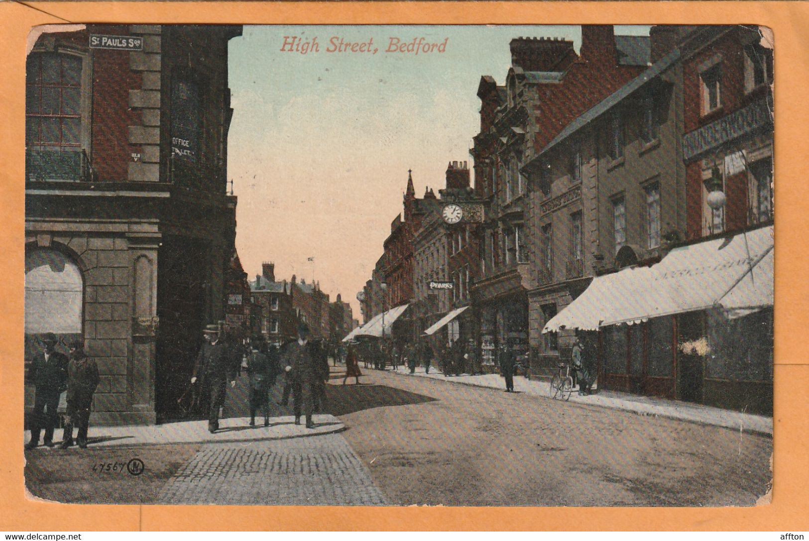 Bedford UK 1906 Postcard - Bedford