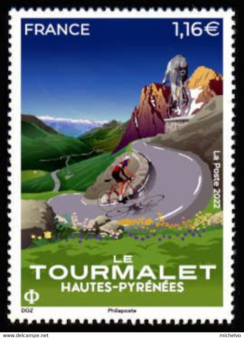 France 2022 - Le Tourmalet - Hautes-Pyrénées ** - Unused Stamps