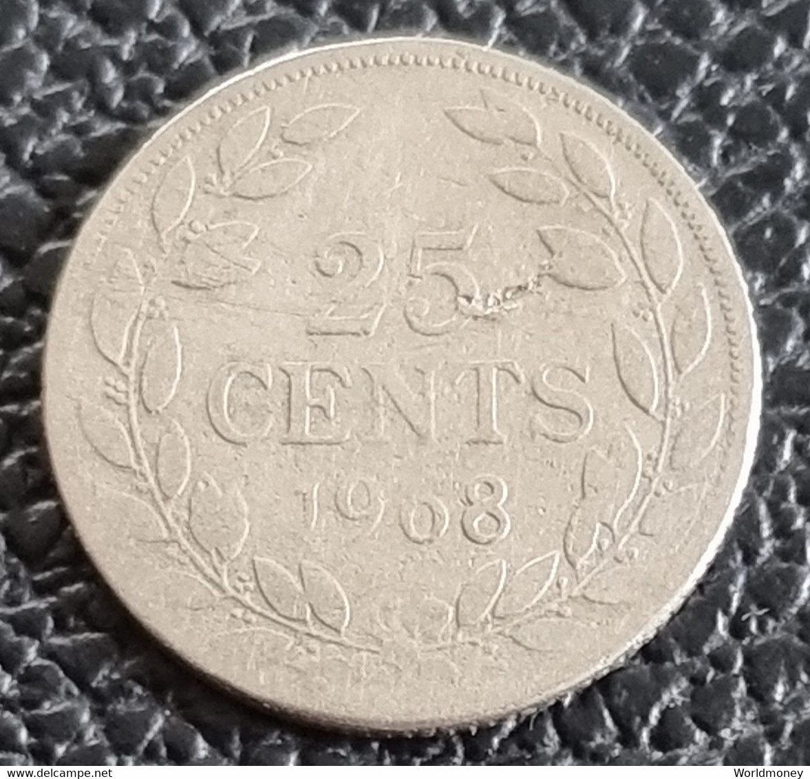 Liberia 25 Cents 1968 - Liberia