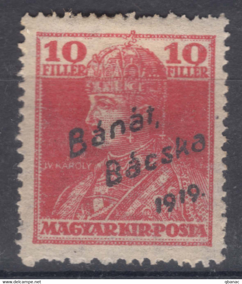 Hungary Banat Bacska 1919 Mi#20 Mint Hinged - Banat-Bacska