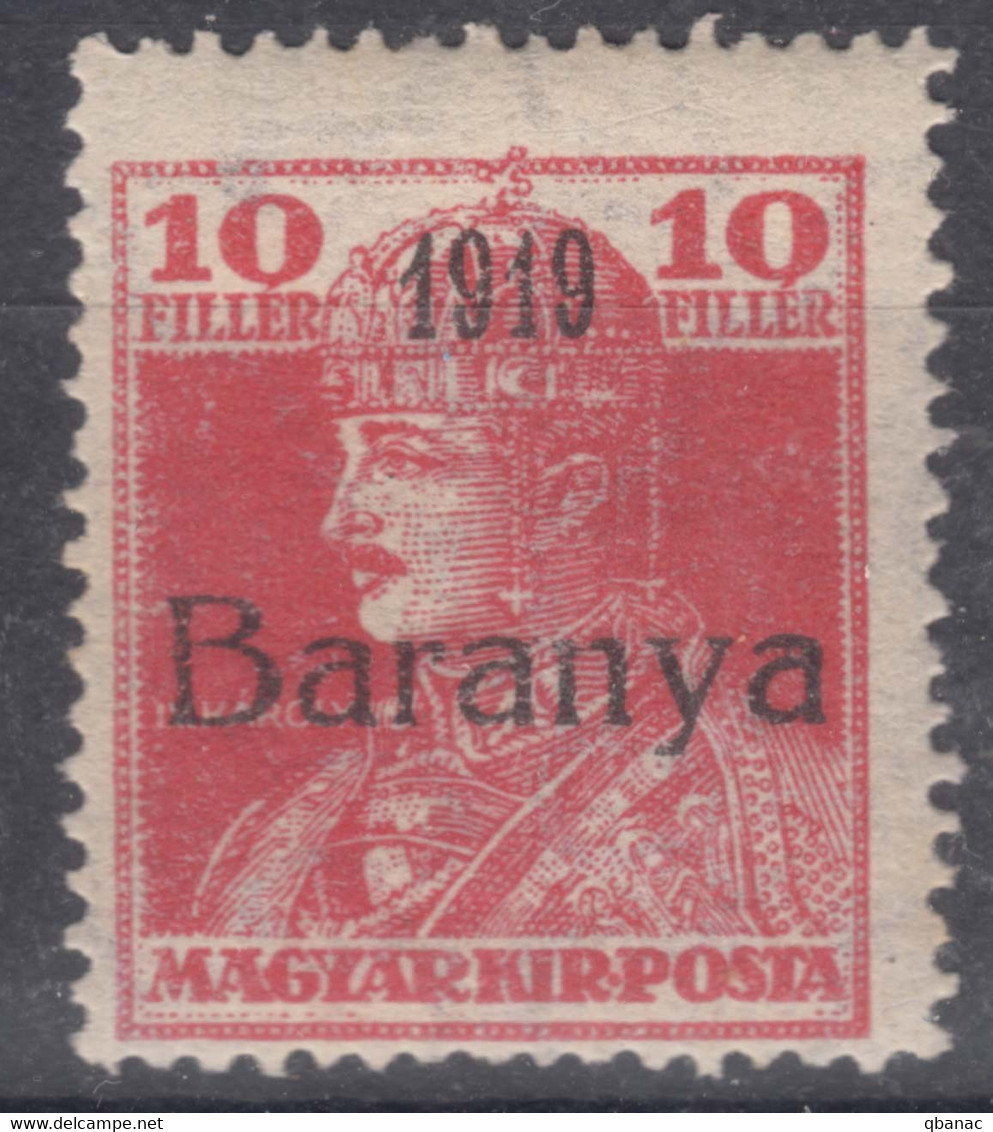 Hungary Baranya 1919 Mi#35 Mint Hinged - Baranya