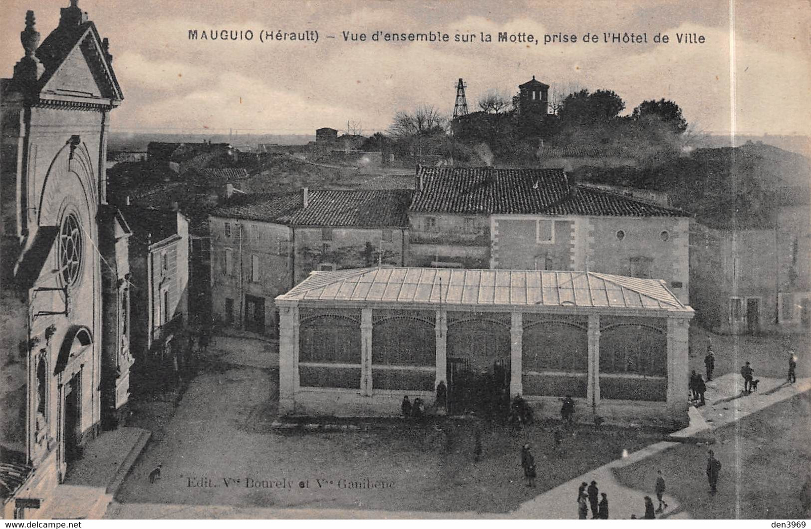 MAUGUIO (Hérault) - Vue D'ensemble Sur La Motte, Prise De L'Hôtel De Ville - Mauguio