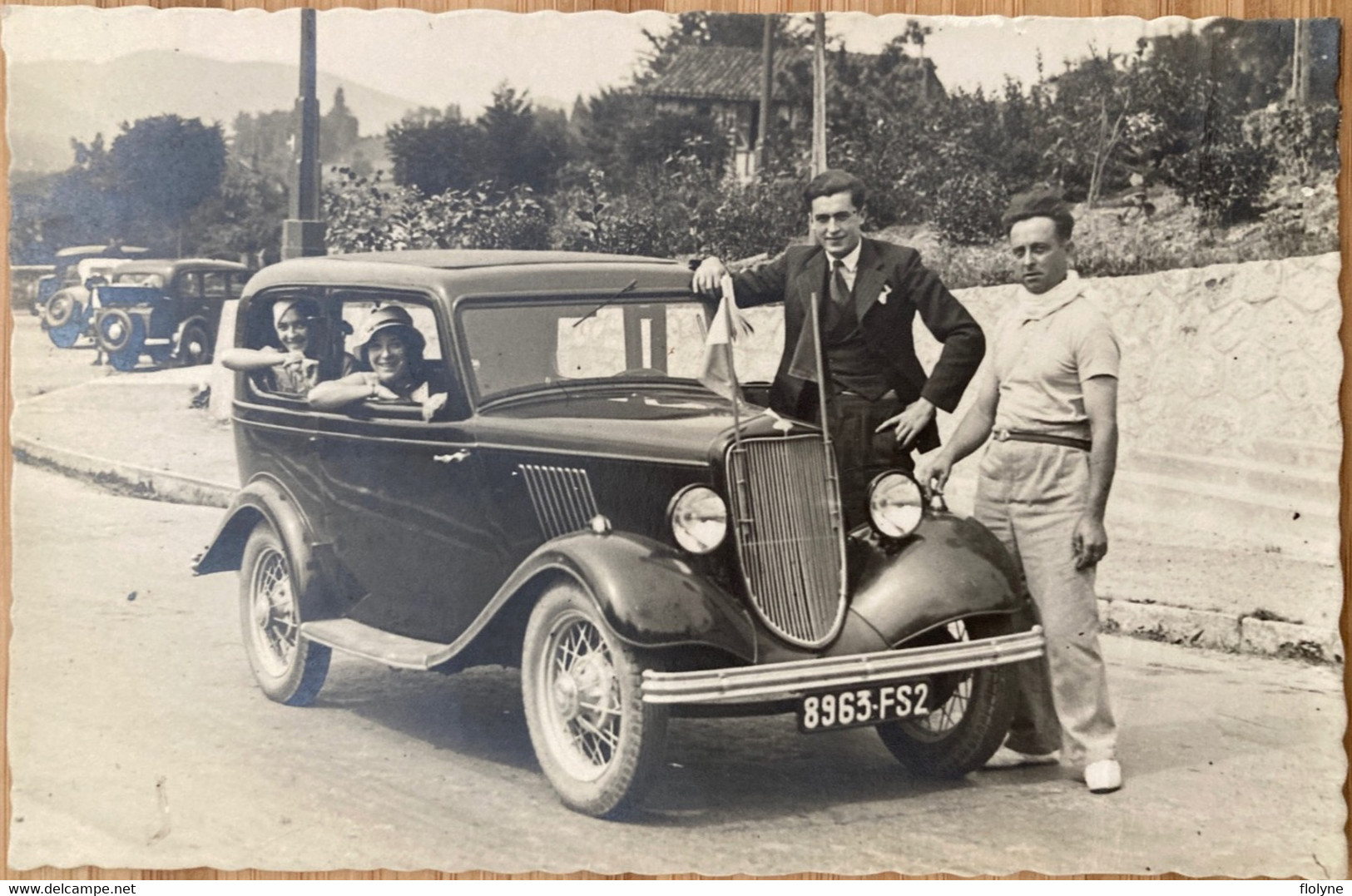 Voiture - Carte Photo - Automobile Ancienne De Marque FORD Model Y - Auto Car - Turismo