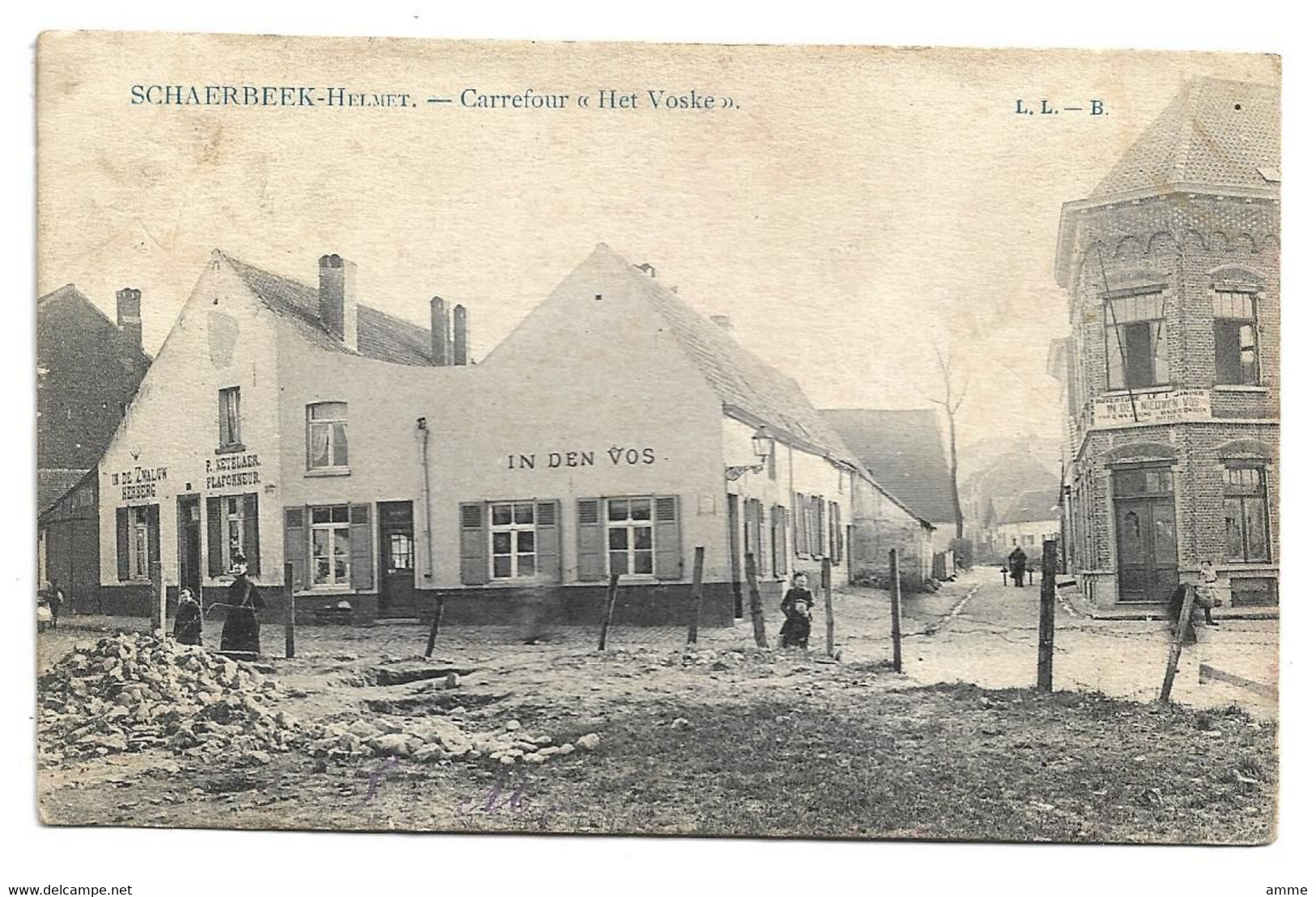 Schaarbeek   *  Schaerbeek - Helmet  -  Carrefour "Het Voske" - Schaerbeek - Schaarbeek