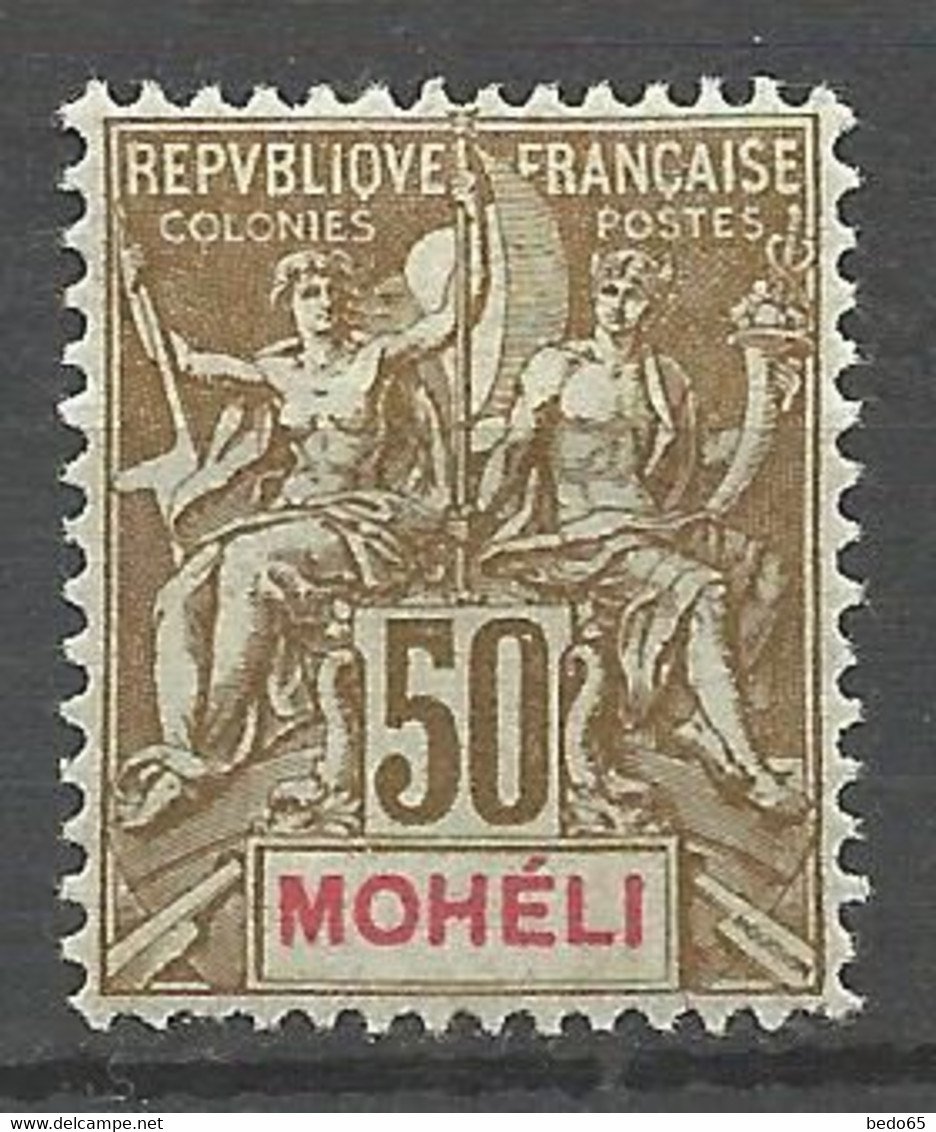 MOHELI  N° 12 NEUF*  TRACE DE CHARNIERE Tres Bon Centrage / MH - Neufs