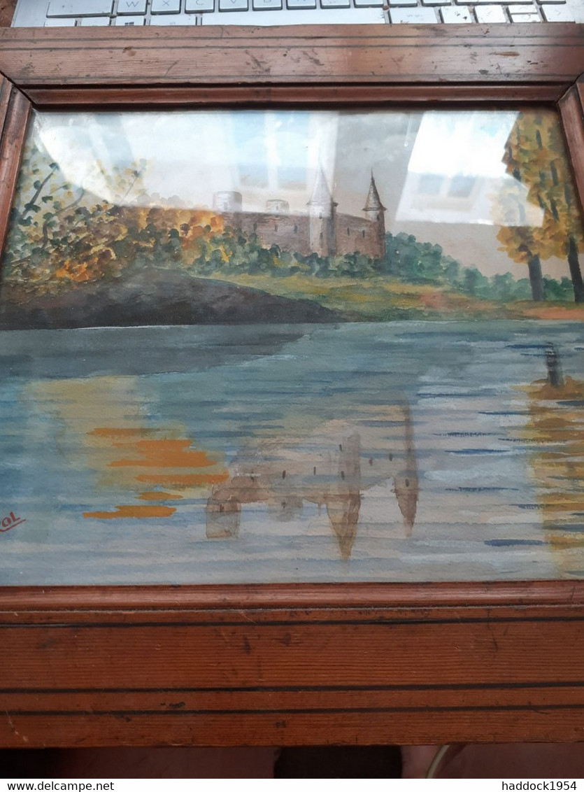 Château Et Son Lac ROL - Aquarelles