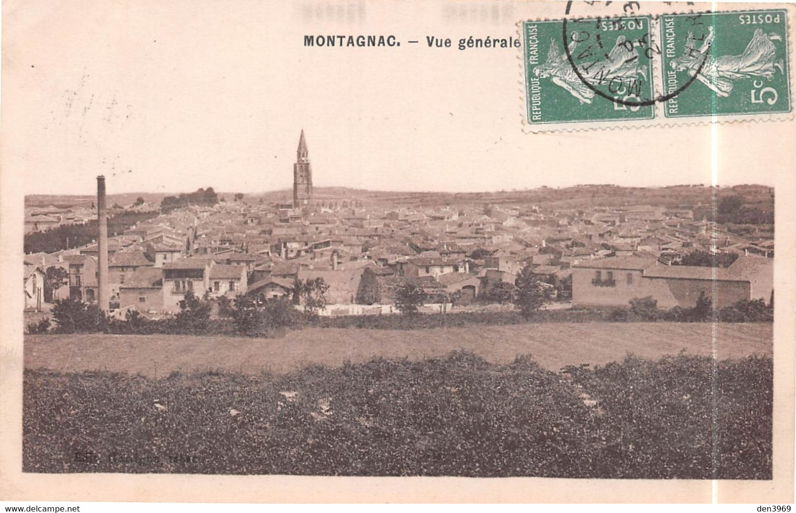 MONTAGNAC (Hérault) - Vue Générale - Montagnac