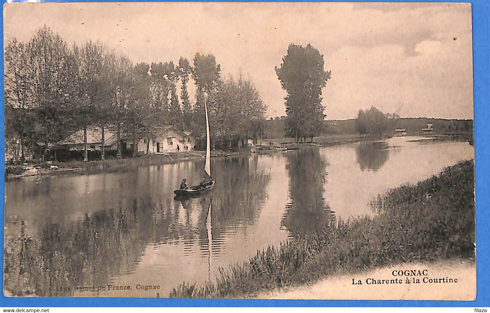 16 - Charente - Cognac - La Charente A La Courtine (N8824) - Cognac