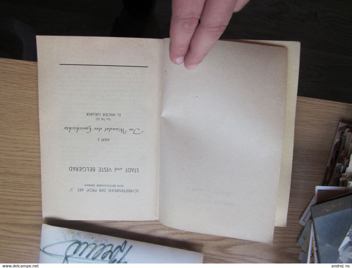 Stadt U Veste Belgrad Im Wandel Der Geschichte Dr Walter Gruber  Judische Hauptsynagoge Nazi Occupation Of Belgrade Very - 1939-45