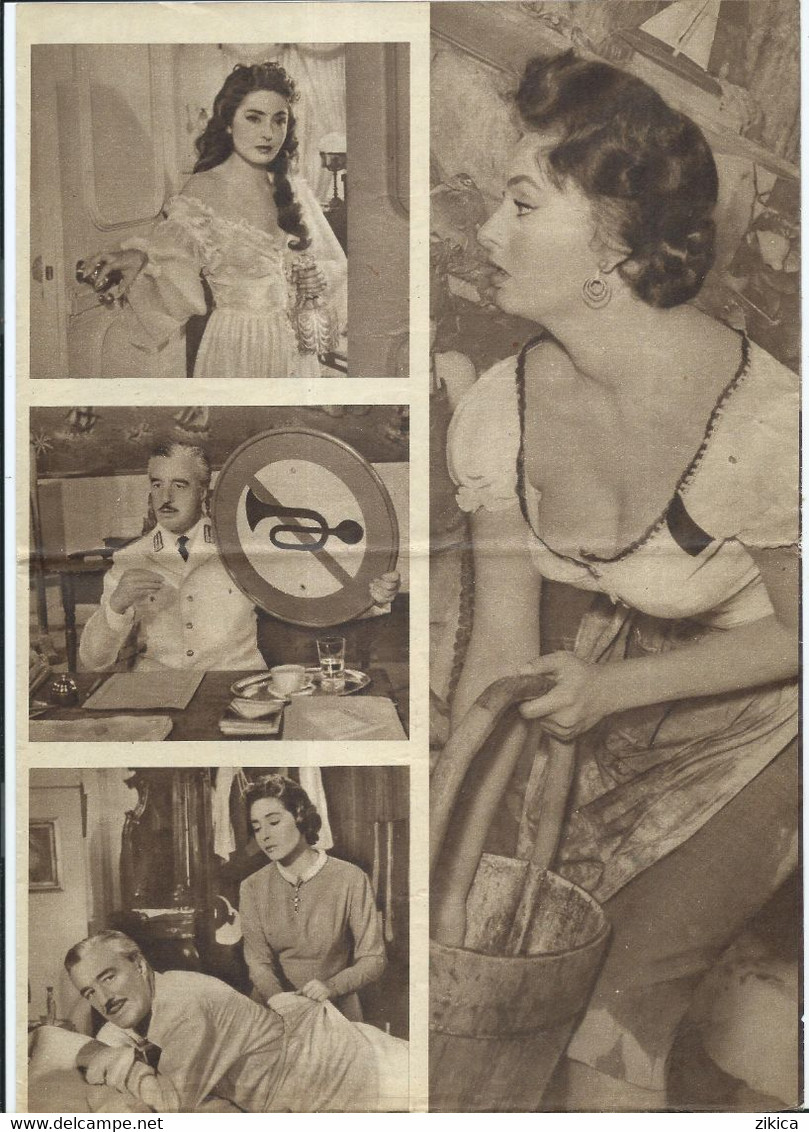 Scandal In Sorrento / Pane, Amore E..... - Italy Film ( 1955 ) Stars Vittorio De Sica, Sophia Loren, Lea Padovani - Cinema Advertisement