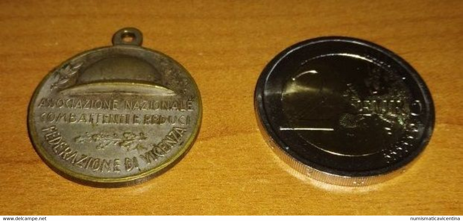 Medaglia  Combattenti E Reduci Di Vicenza 1952 Medaglia  Pellegrinaggio Al Brennero - Italy