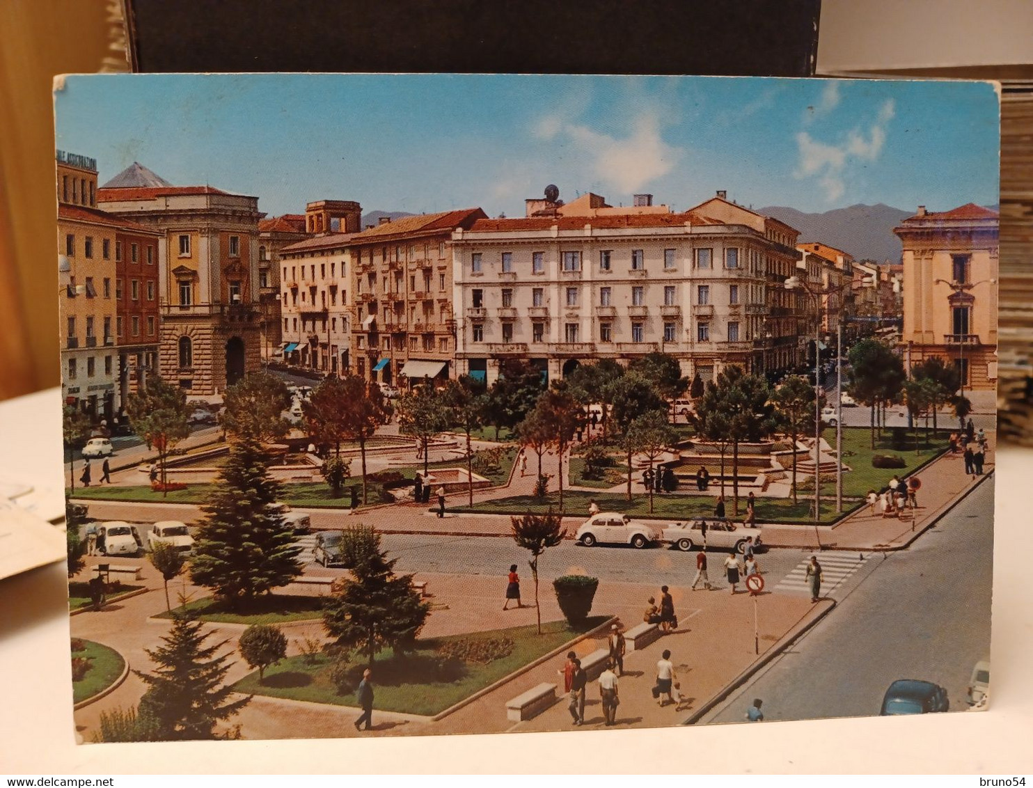 Cartolina Avellino Piazza Libertà Anni 60 - Avellino