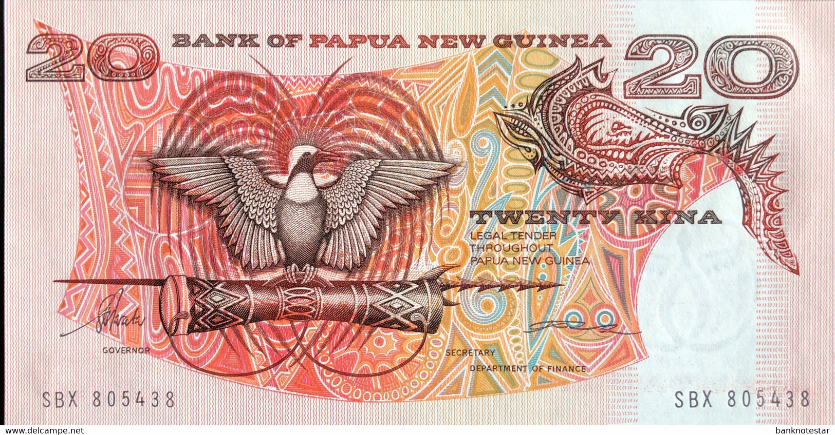 Papua New Guinea 20 Kina, P-10 (1989) - UNC - Papua Nuova Guinea