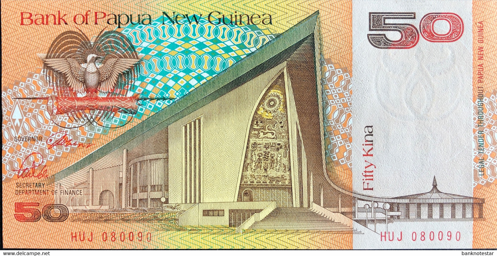 Papua New Guinea 50 Kina, P-11 (1989) - UNC - Papua-Neuguinea