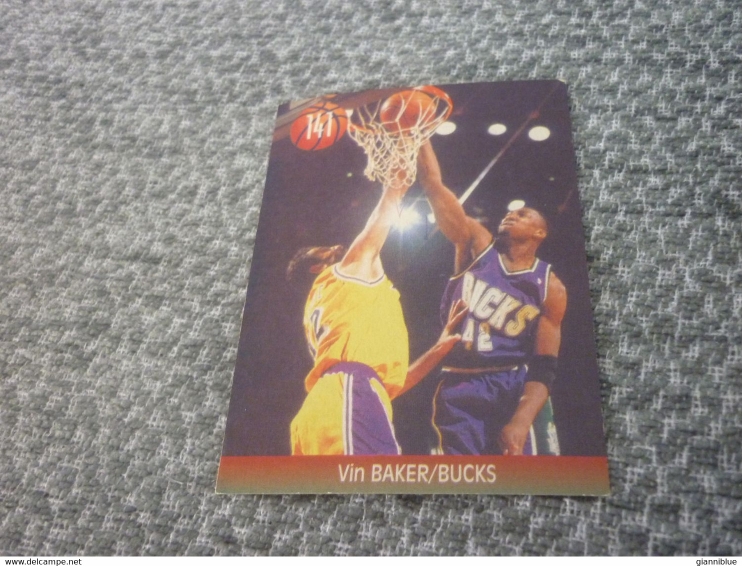 Vin Baker Milwaukee Bucks American USA NBA Basketball Rare Greek Edition Card - 1990-1999