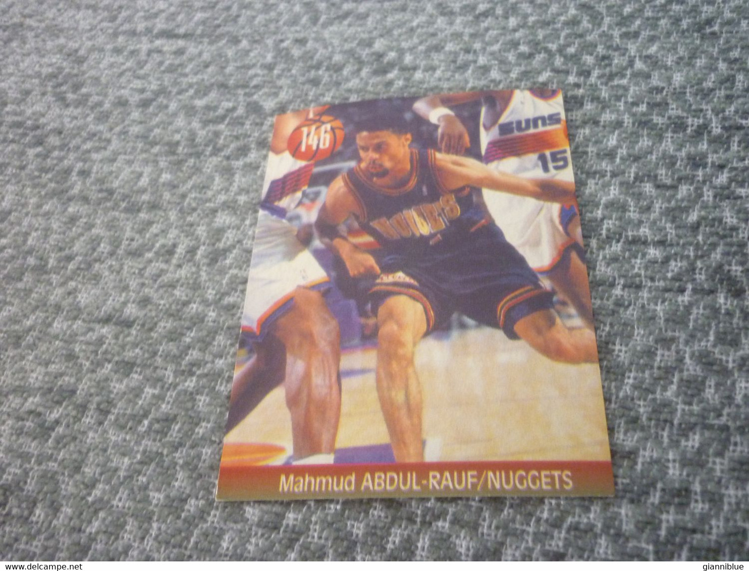 Mahmoud Abdul-Rauf Denver Nuggets American USA NBA Basketball Rare Greek Edition Card - 1990-1999