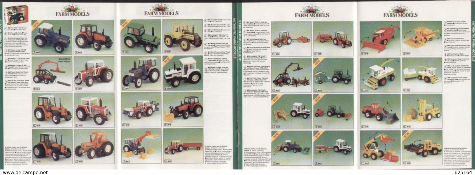 Catalogue BRITAINS 1990 SMALL WORLD Farm Models Action Drive - Inglés