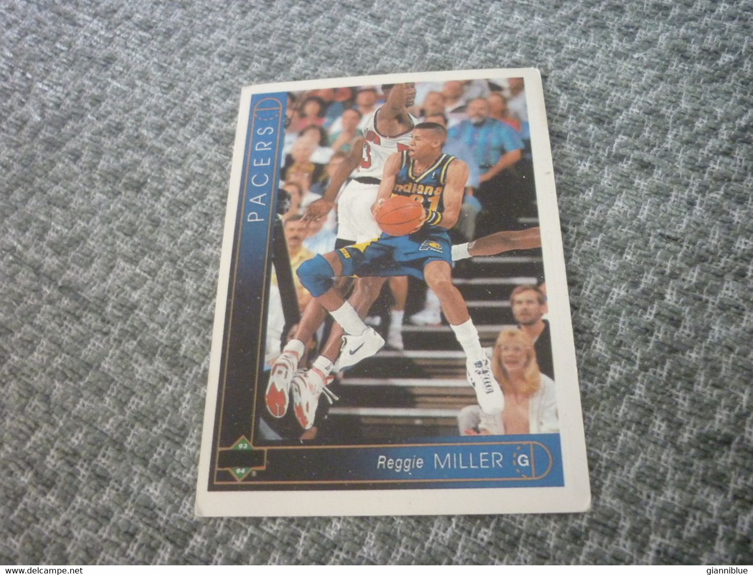 Reggie Miller Indiana Pacers American USA NBA Basketball Rare Greek Edition Card - 1990-1999