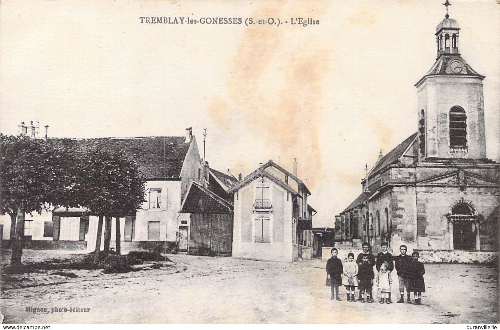 93 - TREMBLAY Les GONESSES -- L'Eglise - 1917 - Tremblay En France