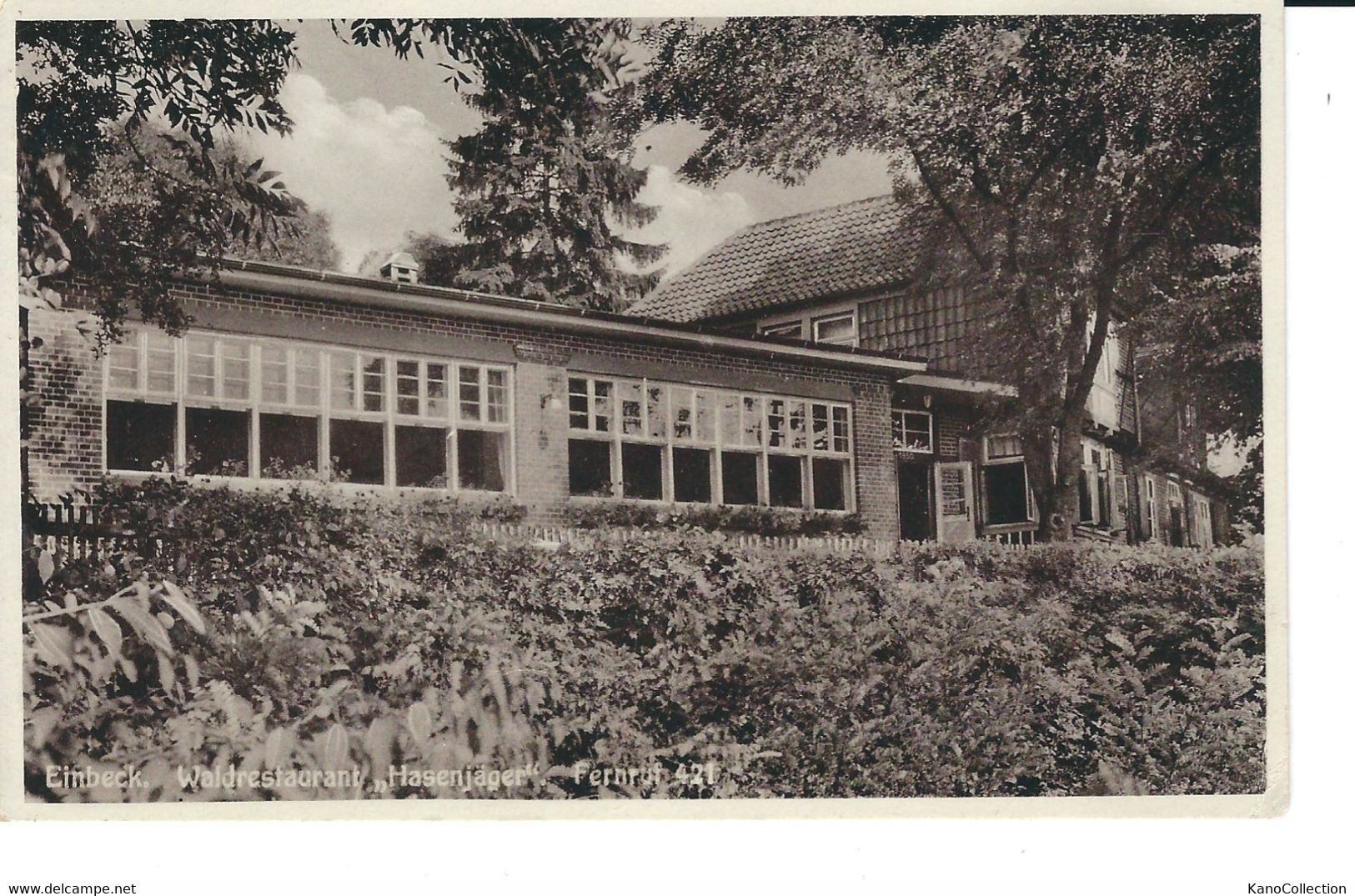 Einbeck, Waldrestaurant „Hasenjäger“, Gelaufen 1933 - Einbeck