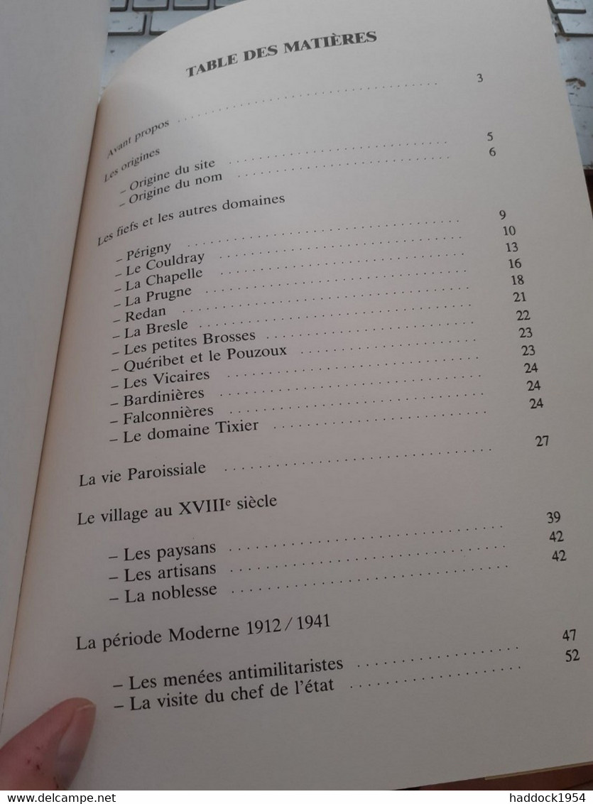 PERIGNY JEAN-JACQUES BAYLE éditions Des Cahiers Bourbonnais 1991 - Bourbonnais