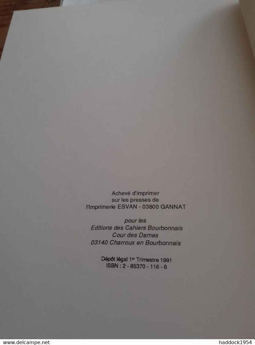 PERIGNY JEAN-JACQUES BAYLE éditions Des Cahiers Bourbonnais 1991 - Bourbonnais