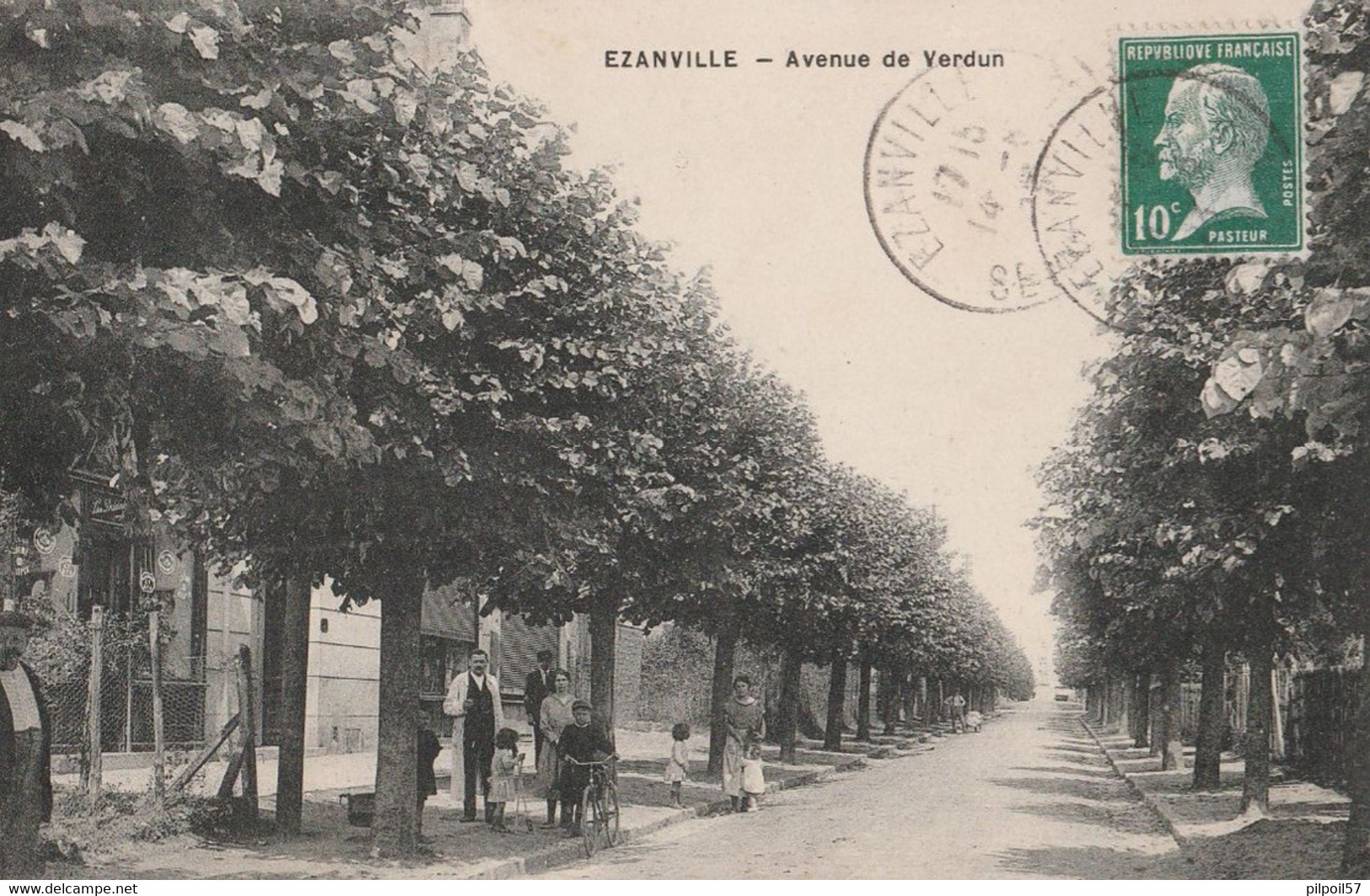 95 - EZANVILLE - Avenue De Verdun  (scan Recto-verso) - Ezanville