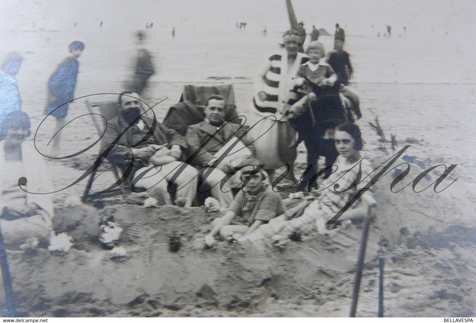 Badmode Noordzee Strand 3 X Foto's  Carte Photo Hortense  Naar Familie Ida En Piet. 1924 Famille Maillot De Bains - Moda