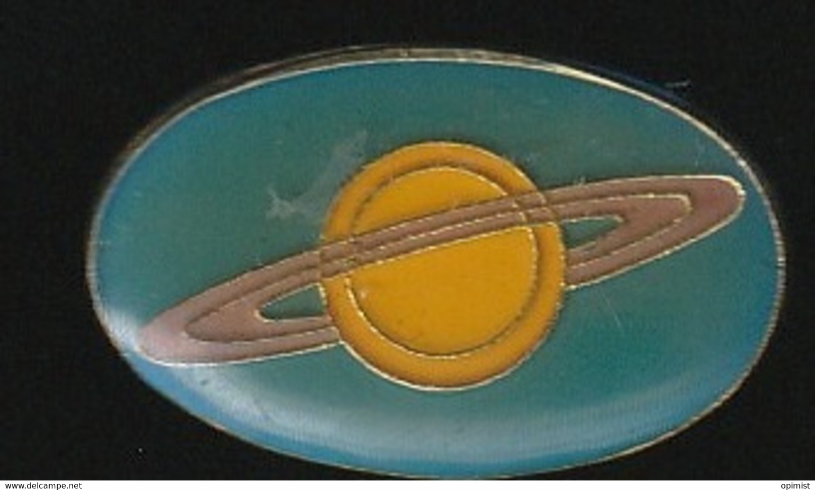 74620-Pin's.-Saturne Est La Sixième Planète Du Système Solaire - Espacio