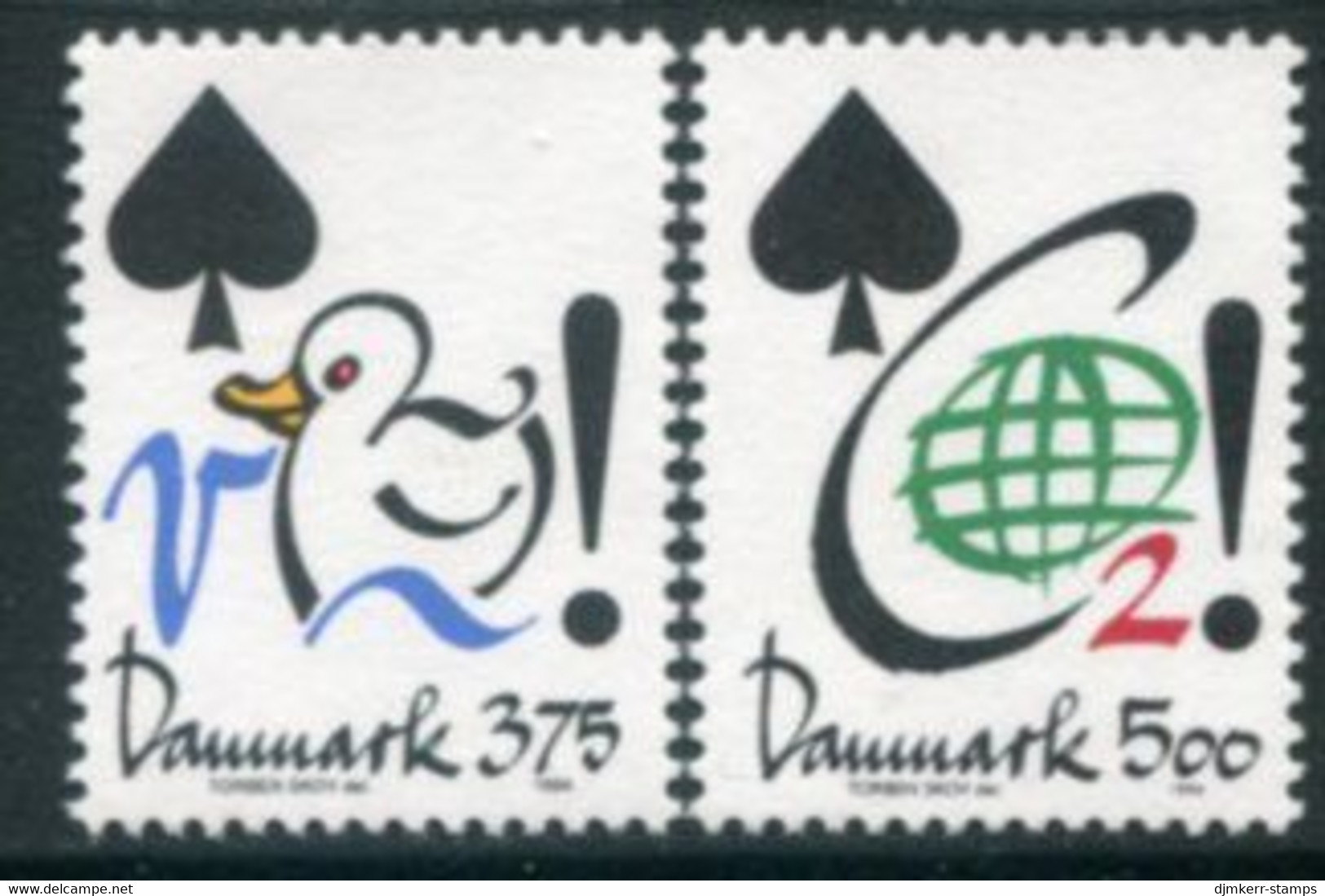DENMARK 1994 Environment Protection MNH / **. Michel 1071-72 - Unused Stamps