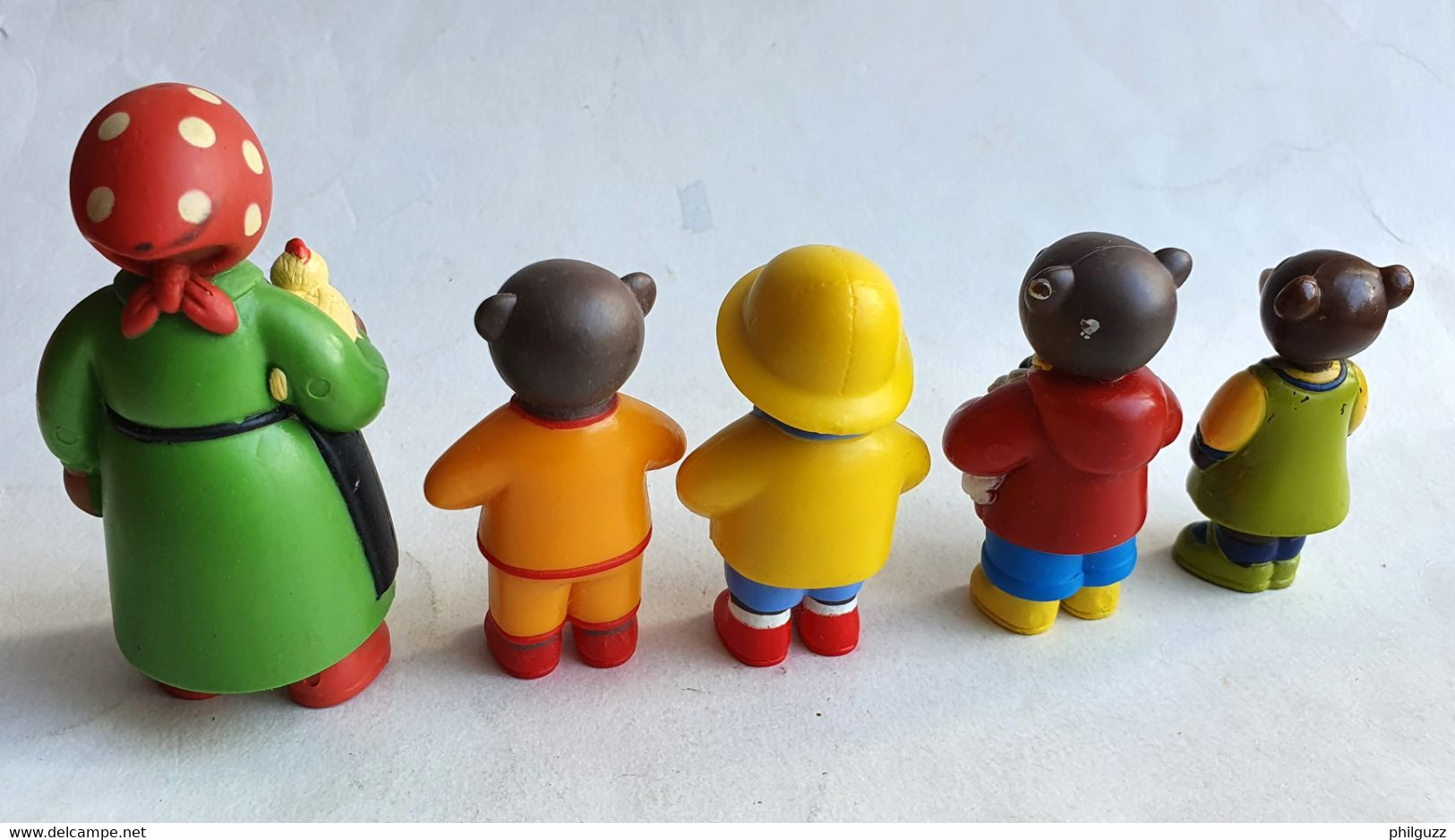 LOT FIGURINES PETIT OURS BRUN BAYARD PRESSE 2003 FIGURINE - Little Figures - Plastic