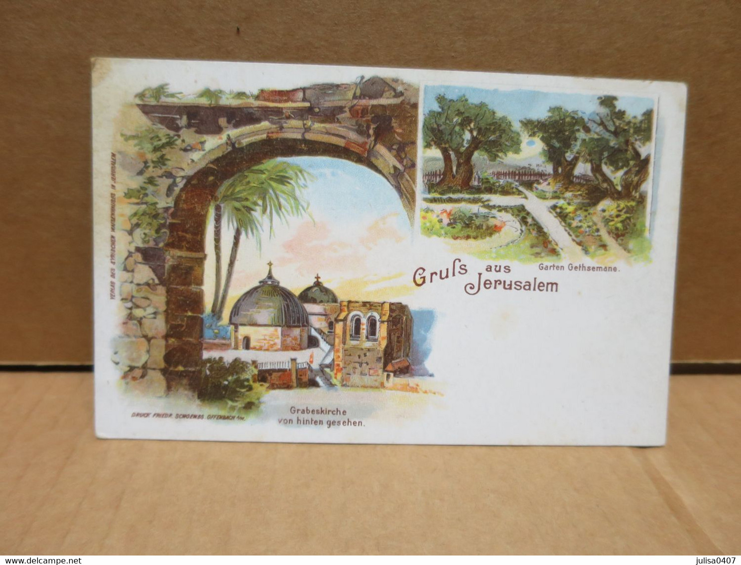 GRUSS AUS JERUSALEM (Israel) Carte Illustrée - Israel