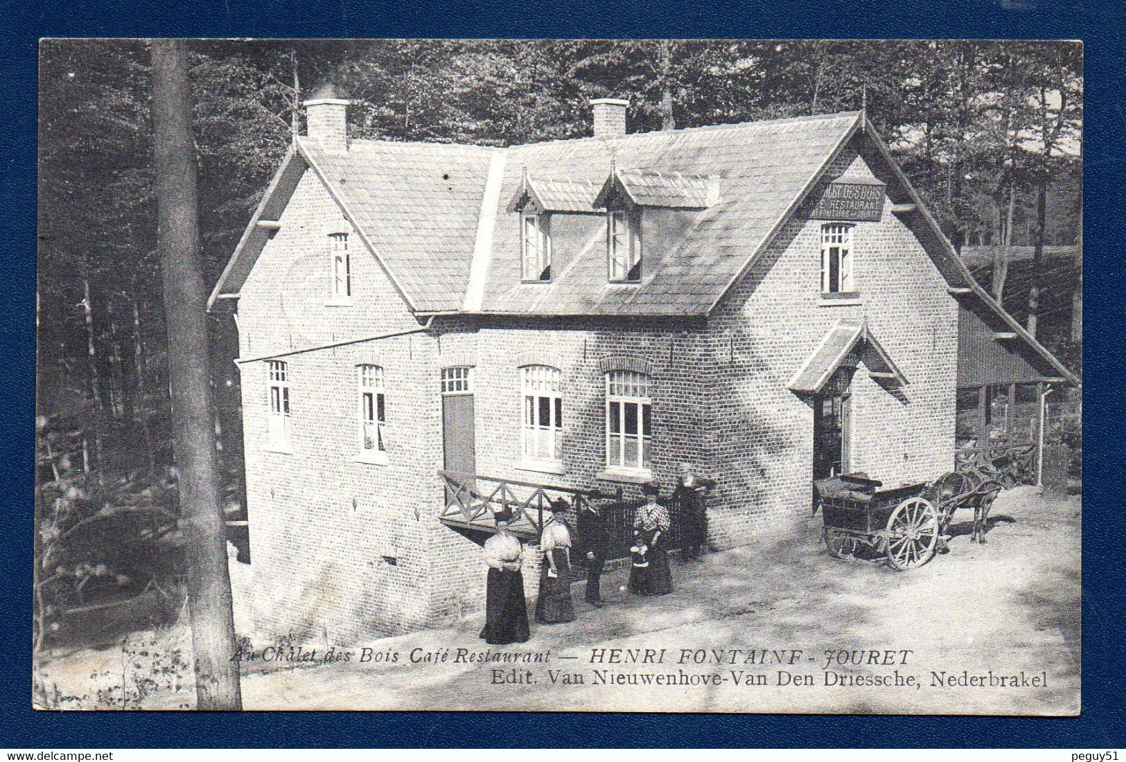 Flobecq. Au Chalet Des Bois, Café Restaurant Henri Fontaine-Jouret. 1908 - Flobecq - Vloesberg