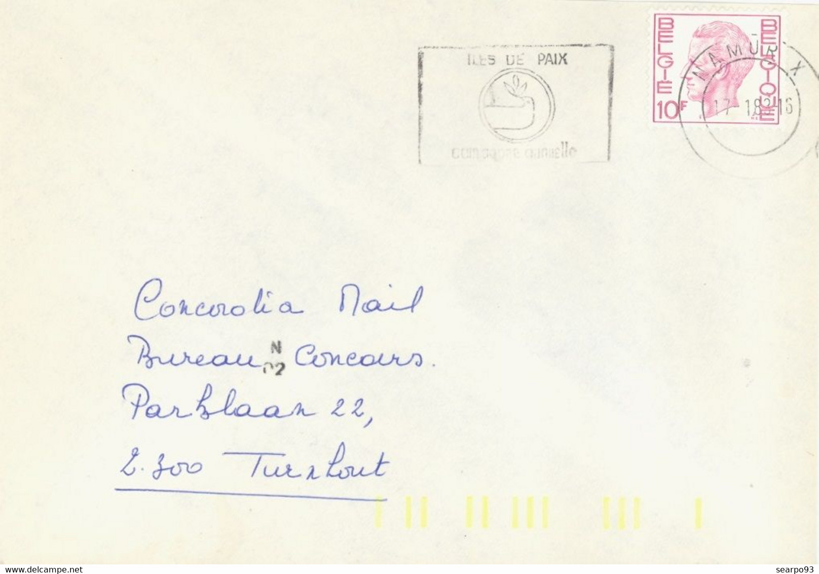 BELGIUM. POSTMARK. NAMUR - Autres & Non Classés