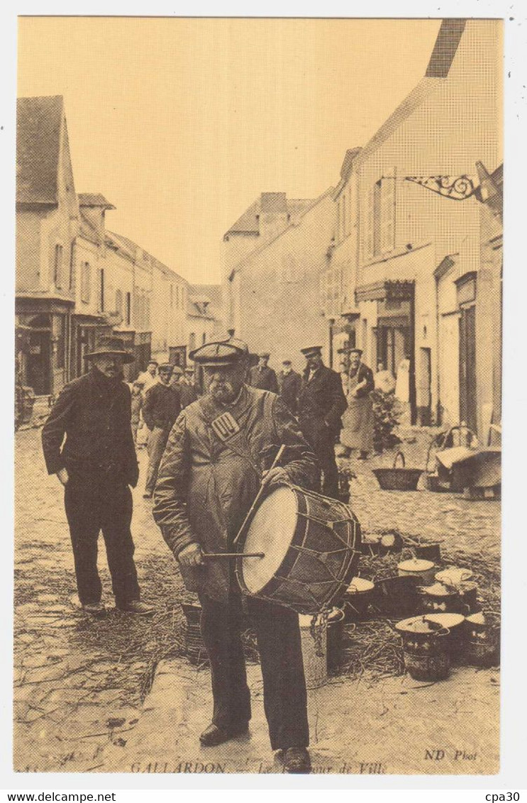 CARTE POSTALE EURE-et-LOIR.GALLARDON.LE TEMBOUR DE VILLE - Otros & Sin Clasificación